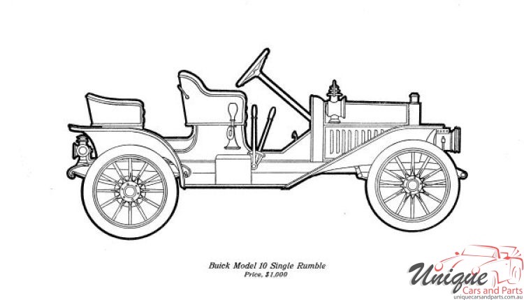1910 Buick Specifications Brochure Page 6